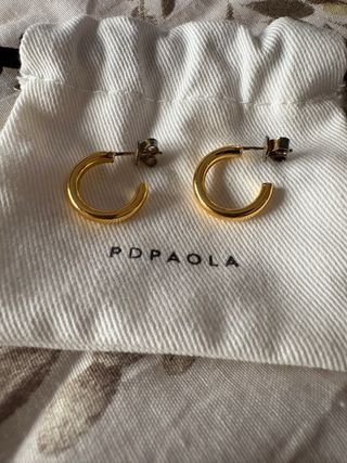 Pendientes aro dorados Pdpaola