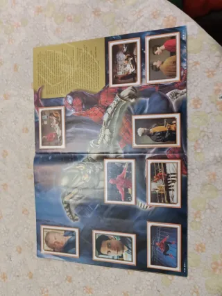 Álbum Cromos Spiderman Merlín Completo