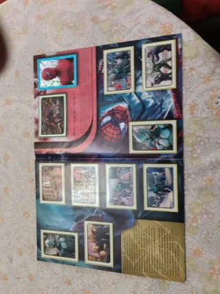 Álbum Cromos Spiderman Merlín Completo