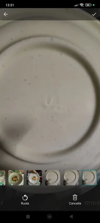 Set 12 Piatti Polenta Ceramica