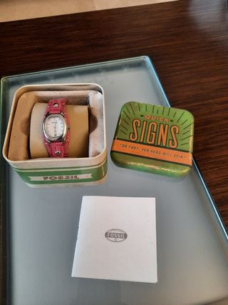 Reloj Fossil Correa Rosa Fucsia nuevo