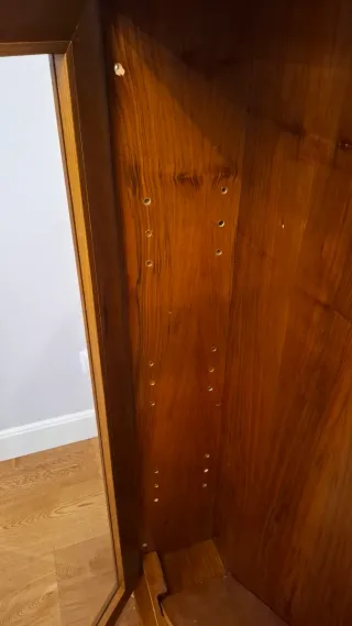 Vetrina Libreria in Legno con Porta in Vetro