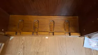 Vetrina Libreria in Legno con Porta in Vetro