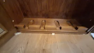 Vetrina Libreria in Legno con Porta in Vetro