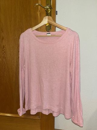 Jersey Roxy Rosa Manga Larga