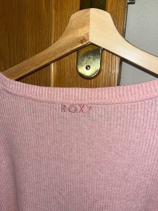 Jersey Roxy Rosa Manga Larga