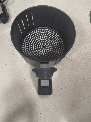 Freidora de aire negra