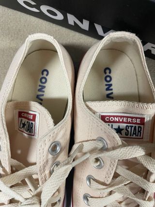 NUEVO: Converse Beige Talla 38