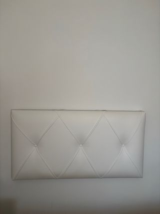 Cabecero polipiel blanco 105cm