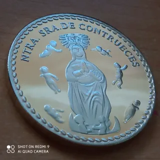 7 Monedas/Medallas Virgen