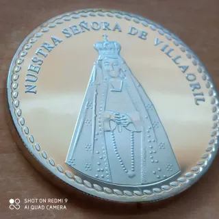 7 Monedas/Medallas Virgen
