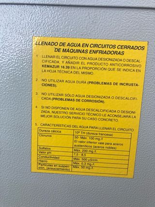 Enfriadora por agua MTA