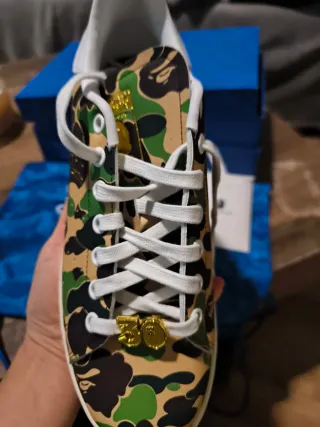 Adidas Stan Smith Bape Camo Dorado
