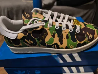 Adidas Stan Smith Bape Camo Dorado