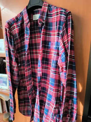 Camisa cuadros Pull&Bear Talla M