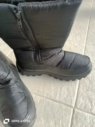 Botas de nieve mujer talla 38-39 negras