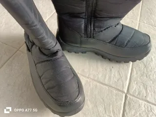 Botas de nieve mujer talla 38-39 negras
