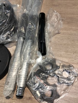 SONGMICS Mancuernas 2 en 1, Juego de Barra Corta