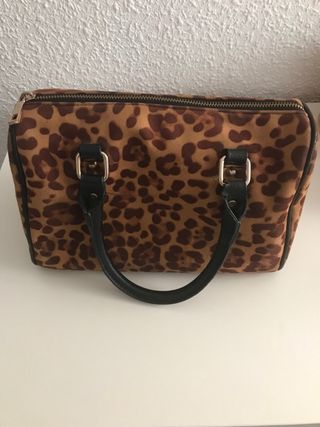 Bolso Animal Print Marrón y Negro