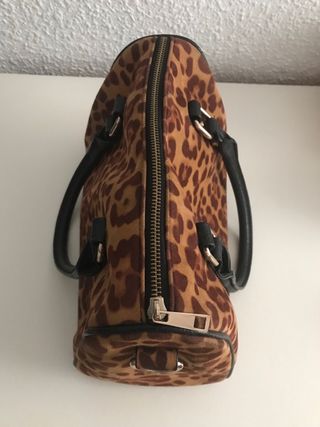 Bolso Animal Print Marrón y Negro