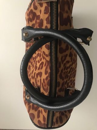 Bolso Animal Print Marrón y Negro