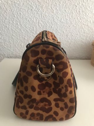 Bolso Animal Print Marrón y Negro
