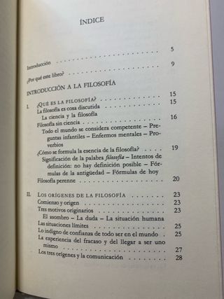 Introducción a la Filosofía.