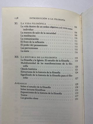 Introducción a la Filosofía.
