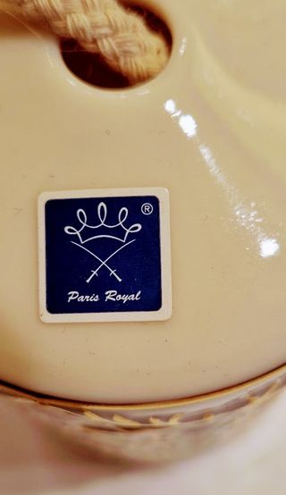 Coppia Lampade Olio Paris Royal Porcellana