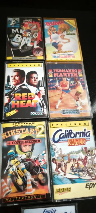 Juegos Spectrum Cassette (Ocean)