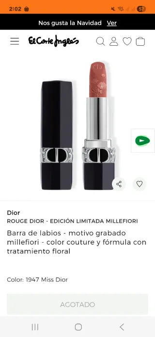 Pintalabios Dior Edición Limitada Millefiori