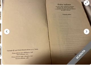 libri Italo Calvino Fiabe Italiane - gli struzzi