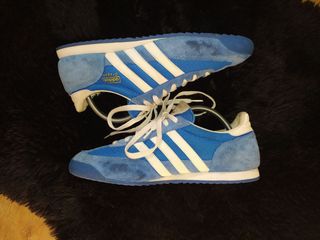 Zapatillas Adidas Dragon Azul y Blanco