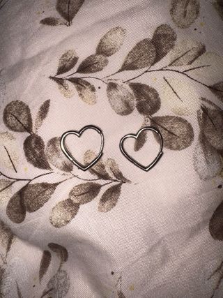 Pendientes Aro Corazón Asimétrico Pandora