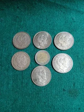 6 Monedas 5 Kroner Suecas
