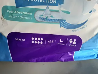 Fraldas iD Slip Maxi L - 15 unidades