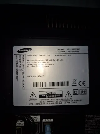 TV LED Full HD Samsung Nera