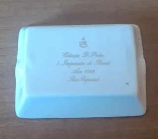 Cenicero Porcelana Imperio Brasil