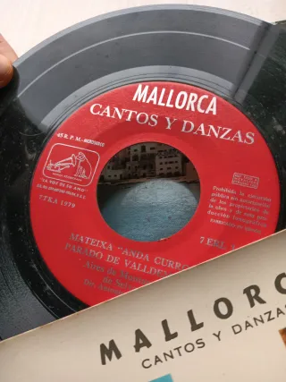 Vinilo Mallorca Cantos y Danzas Folk