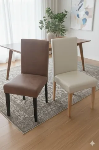 sillas de comedor + alfombra de regalo