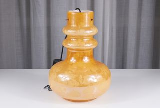 Lampada a sospensione vetro Murano space age '70