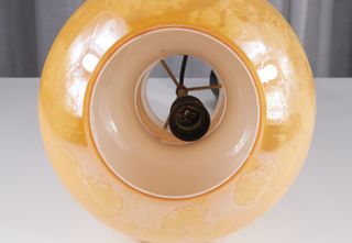 Lampada a sospensione vetro Murano space age '70