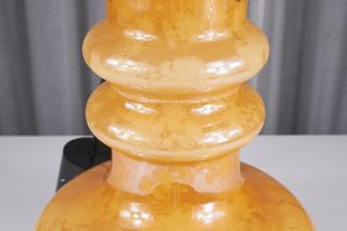 Lampada a sospensione vetro Murano space age '70