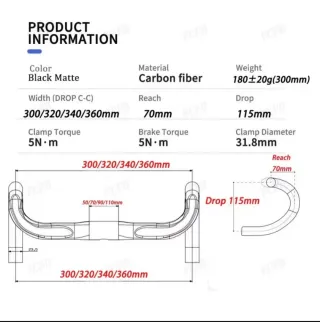 Manillar Bicicleta Carbono
