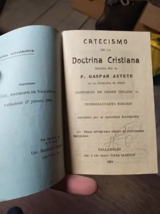 Catecismo Doctrina Cristiana Antiguo