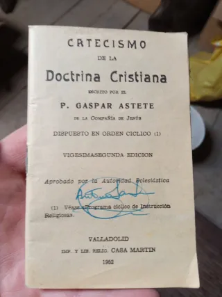 Catecismo Doctrina Cristiana Antiguo