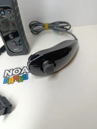 Mando Wii Motion Plus + Nunchuk + 2 accesorios mot