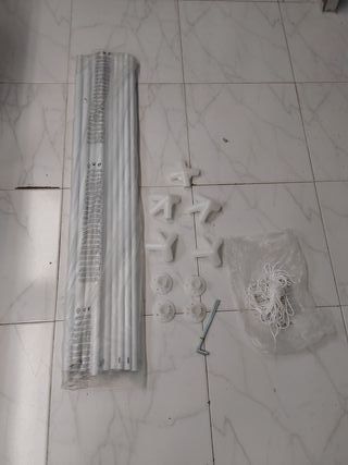 AKTIVE 61023 - Tenda Smontabile 300x300x240 Crema, Pergolati per Terrazza, Spiaggia o Campeggio, Pergole da Giardino, Cena