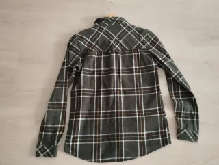 Camisa Pull&Bear cuadros verde talla S