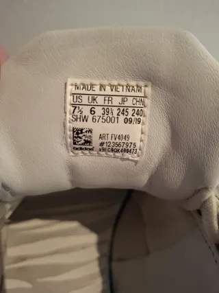 Zapatillas Adidas Cebra Talla 39 1/3